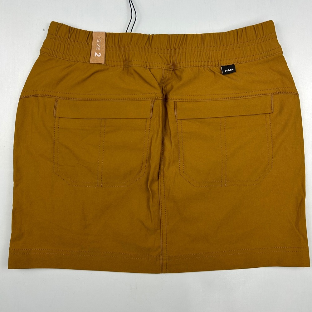 Prana Halle E-Waist Skort II Antique Bronze Women Size 2 Recycled ReZion 1971681 - Picture 9 of 11